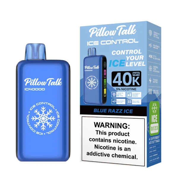 Pillow Talk Vape IC40000 Blue Razz Ice