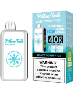 Pillow Talk Vape IC40000 White Gummy Ice